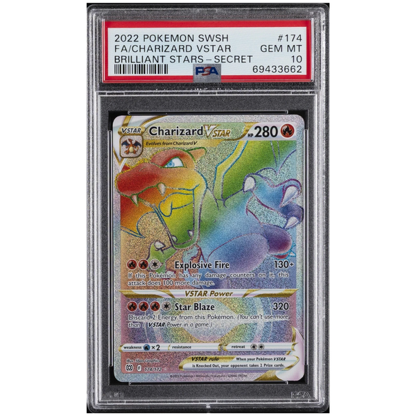Charizard VSTAR (174/172) · PSA 10 - Brilliant Stars